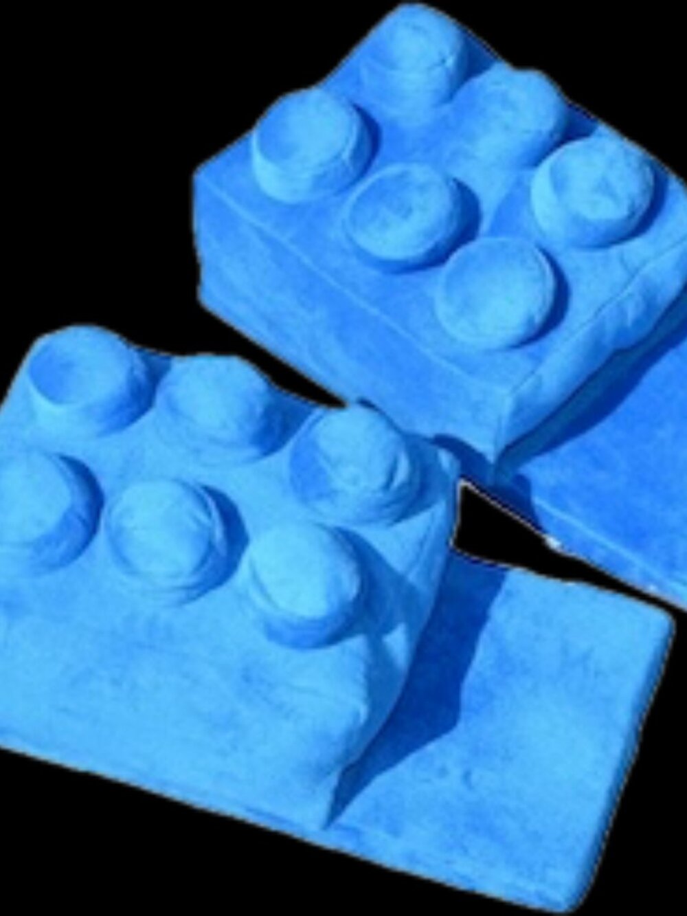 ThinkGeek Blue Lego Brick Slippers